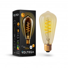 Лампа Voltega Loft LED SLVG10-ST64GE27warm4W-FB