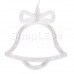 Фигура светодиодная "Колокольчик" на присоске с подвесом, теплый белый, SL501-012